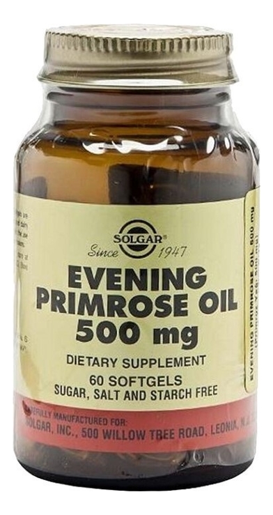 Биодобавка Масло примулы вечерней Evening Primrose Oil 60 капсул pharmovit масло примулы вечерней 60 капсул