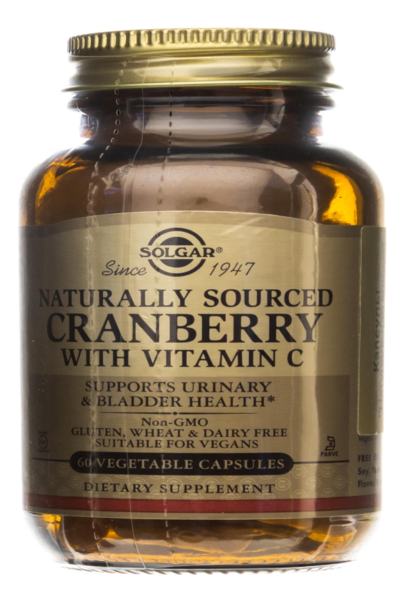 

Биодобавка Натуральная клюква с витамином С Natural Cranberry With Vitamin C 60 капсул