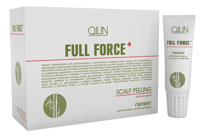 

Пилинг для кожи головы с экстрактом бамбука Full Force Scalp Peeling With Bamboo Extract 10*15мл