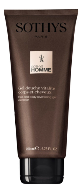 Ревитализирующий гель-шампунь для волос и тела Homme Gel Douche Vitalite Corps Et Cheveux: Гель-шампунь 200мл гель для душа by u homme energisant corps et cheveux 250 мл