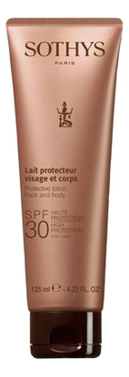 Эмульсия для лица и тела Lait Protecteur Visage Et Corps SPF30: Эмульсия 125мл солнцезащитный крем для лица solution soleil creme solaire visage et corps spf30 125мл