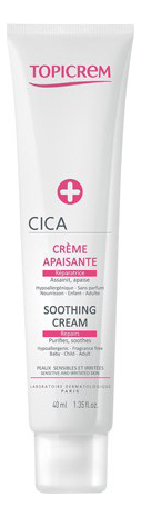 

Успокаивающий крем для лица и тела Cica Creme Apaisante: Крем 40мл, Успокаивающий крем для лица и тела Cica Creme Apaisante