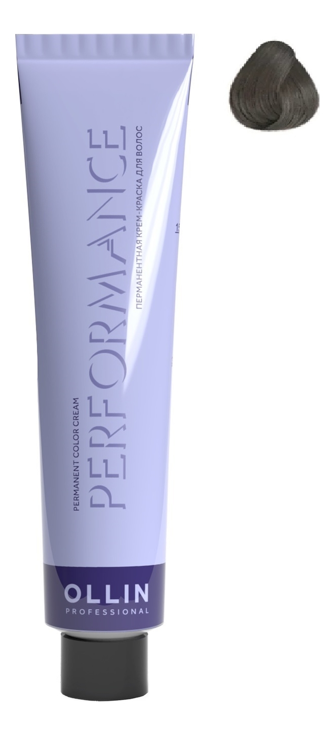 Перманентная крем-краска для волос Performance Permanent Color Cream 60мл: 0/11 пепельный