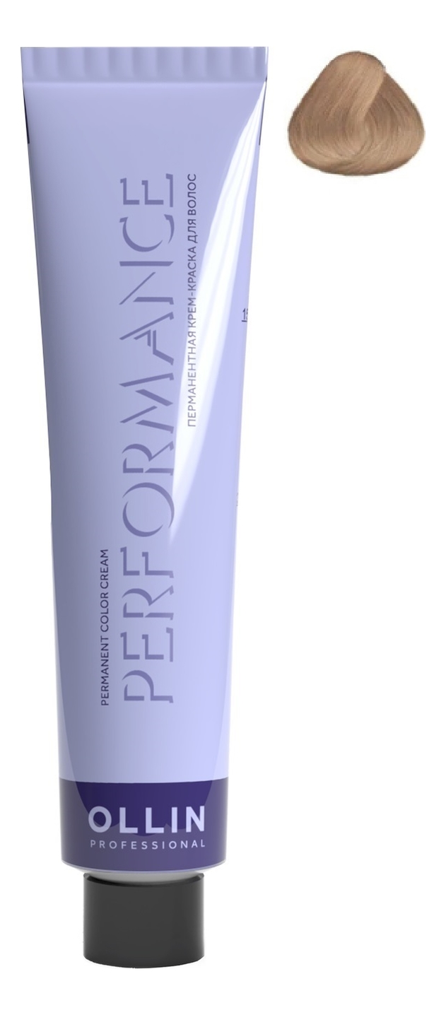 Перманентная крем-краска для волос Performance Permanent Color Cream 60мл: 10/3 светлый блондин золотистый