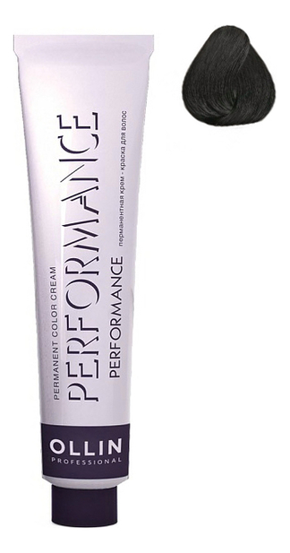 Перманентная крем-краска для волос Performance Permanent Color Cream 60мл: 3/0 темный шатен