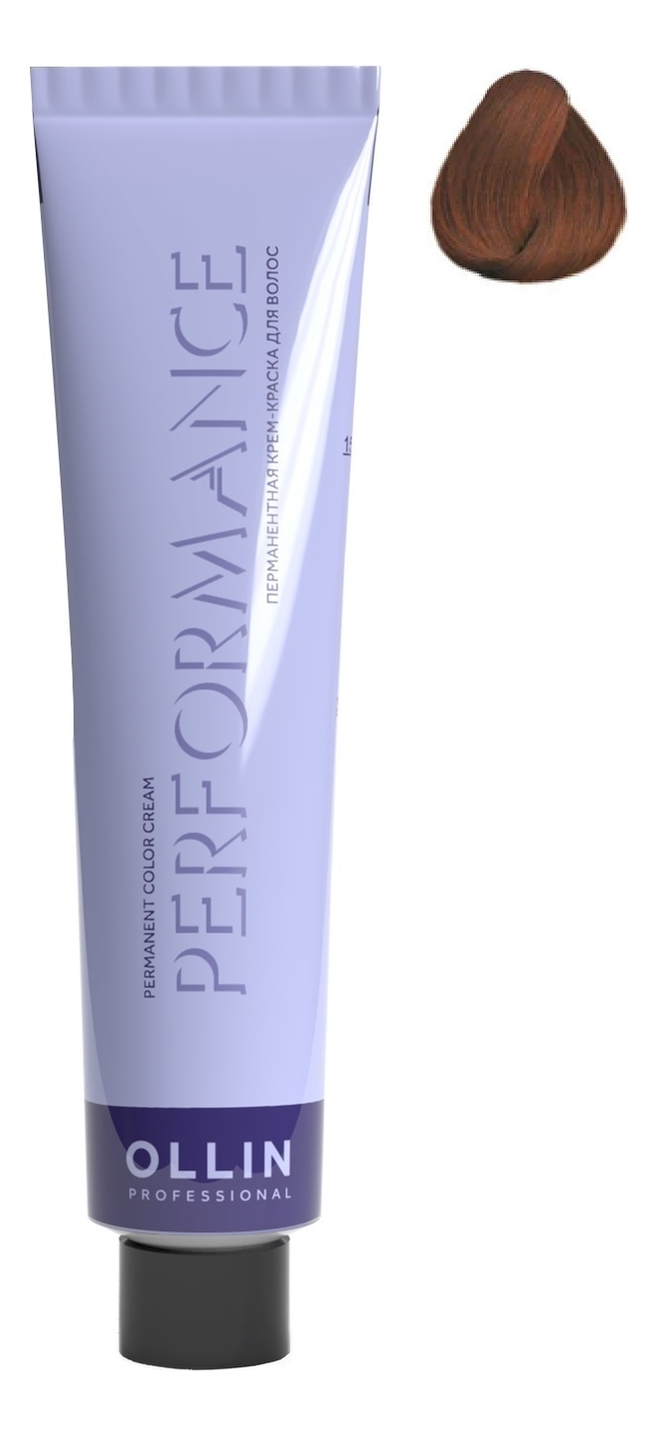 Перманентная крем-краска для волос Performance Permanent Color Cream 60мл: 7/43 русый медно-золотистый