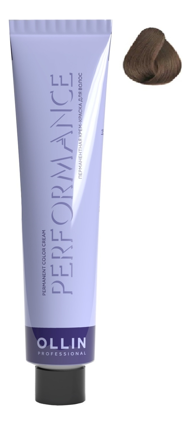 Перманентная крем-краска для волос Performance Permanent Color Cream 60мл: 7/7 русый коричневый перманентная крем краска для волос performance permanent color cream 60мл 7 31 русый золотисто пепельный