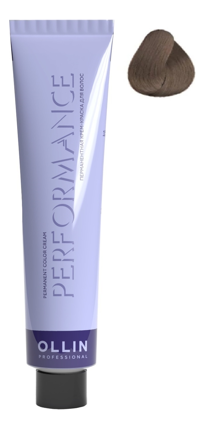 Перманентная крем-краска для волос Performance Permanent Color Cream 60мл: 8/1 светло-русый пепельный