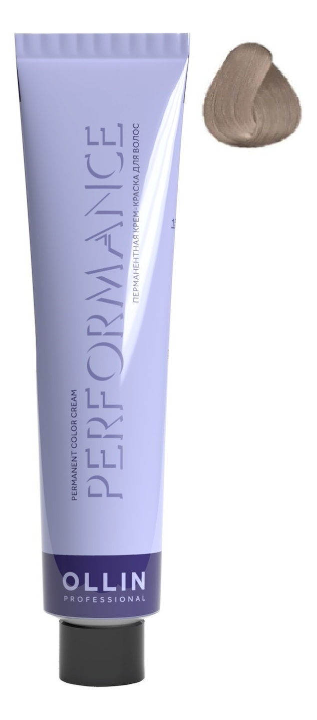 Перманентная крем-краска для волос Performance Permanent Color Cream 60мл: 9/1 блондин пепельный