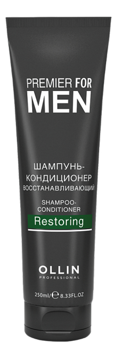 

Восстанавливающий шампунь-кондиционер для волос Premier For Men Shampoo-Conditioner Restoring 250мл