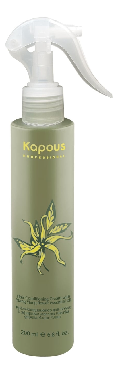 

Крем-кондиционер для волос с эфирным маслом цветка Иланг-Иланг Ylang-Ylang Flowers Essential Oil 200мл
