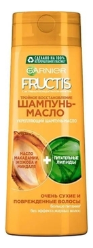 Шампунь-масло для волос Тройное восстановление Fructis