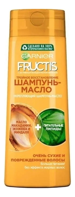 Шампунь-масло для волос Тройное восстановление Fructis: Шампунь 400мл от Randewoo