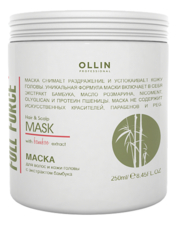 OLLIN Professional Маска для волос и кожи головы с экстрактом бамбука Full Force Hair & Scalp Mask With Bamboo Extract