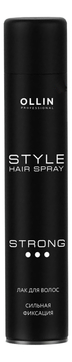 Лак для волос сильная фиксация Style Hair Spray Strong