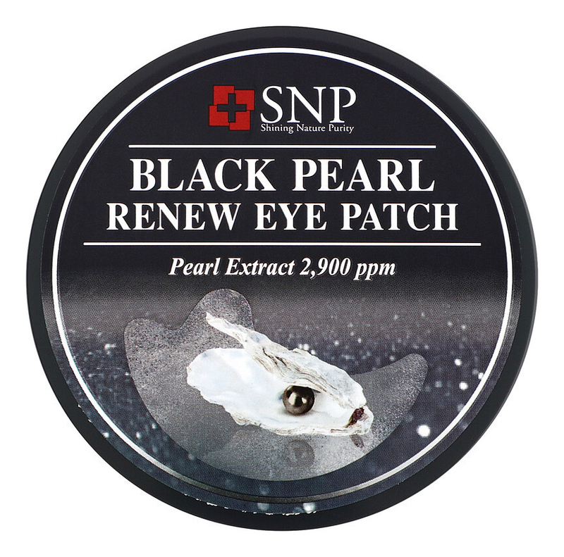 Патчи для кожи вокруг глаз с экстрактом черного жемчуга Black Pearl Renew Eye Patch 60*1,4г