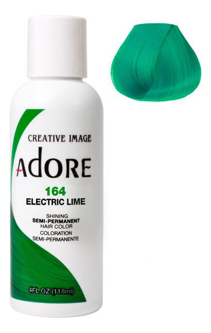 

Краска для волос Adore Hair Color 118мл: 164 Electric Lime, Краска для волос Adore Hair Color 118мл
