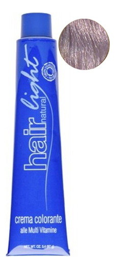 

Стойкая крем-краска для волос Hair Light Crema Colorante 100мл: 11.21 Специальный блондин фиолетово-пепельный экстра, Стойкая крем-краска для волос Hair Light Crema Colorante 100мл