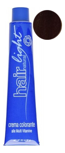 

Стойкая крем-краска для волос Hair Light Crema Colorante 100мл: 5 Кофе, Стойкая крем-краска для волос Hair Light Crema Colorante 100мл