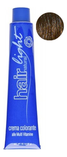 

Стойкая крем-краска для волос Hair Light Crema Colorante 100мл: 7.3 Русый золотистый, Стойкая крем-краска для волос Hair Light Crema Colorante 100мл