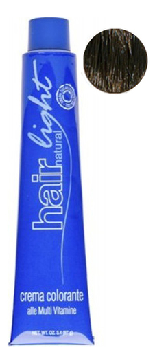 

Стойкая крем-краска для волос Hair Light Crema Colorante 100мл: 7.31 Русый золотисто-пепельный, Стойкая крем-краска для волос Hair Light Crema Colorante 100мл