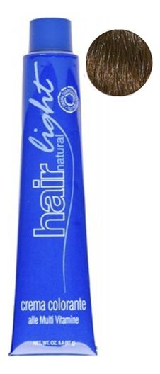 

Стойкая крем-краска для волос Hair Light Crema Colorante 100мл: 7.33 Русый золотистый интенсивный, Стойкая крем-краска для волос Hair Light Crema Colorante 100мл