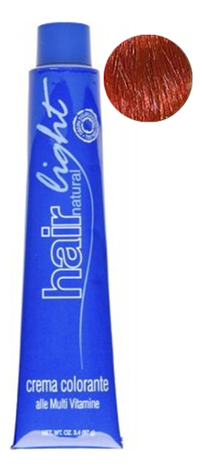 

Стойкая крем-краска для волос Hair Light Crema Colorante 100мл: 8.44 Огненно-красный, Стойкая крем-краска для волос Hair Light Crema Colorante 100мл