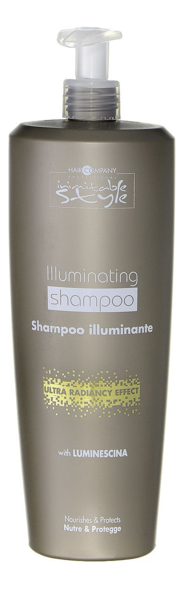 

Шампунь для блеска волос Inimitable Style Illuminating Shampoo: Шампунь 1000мл, Шампунь для блеска волос Inimitable Style Illuminating Shampoo