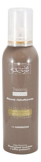 Купить Мусс для укладки, восстановления и блеска волос Inimitable Style Treating Mousse 200мл, Hair Company