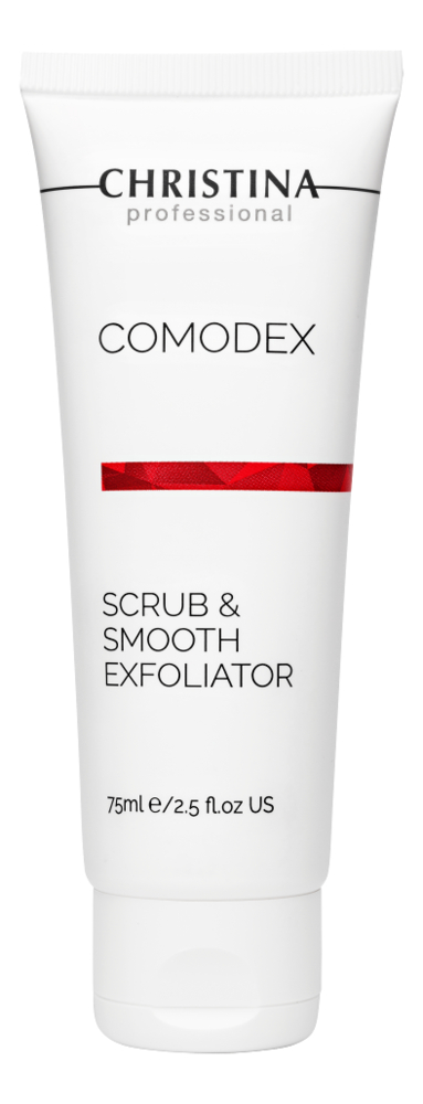 Скраб-эксфолиатор для лица Comodex Scrub & Smooth Exfoliator: Скраб-эксфолиатор 75мл цена и фото