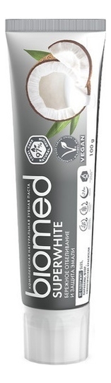 

Антибактериальная зубная паста для чувствительной эмали Biomed Superwhite 100г