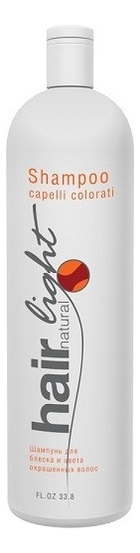 

Шампунь для блеска и цвета окрашенных волос Hair Natural Light Shampoo Capelli Colorati 1000мл