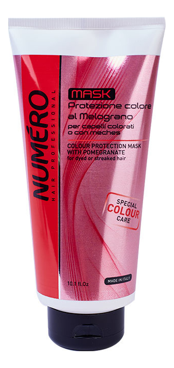 Маска для защиты цвета с экстрактом граната Numero Colour Protection Mask With Pomegranate: Маска 300мл маска для защиты цвета с экстрактом граната numero colour protection mask with pomegranate маска 1000мл