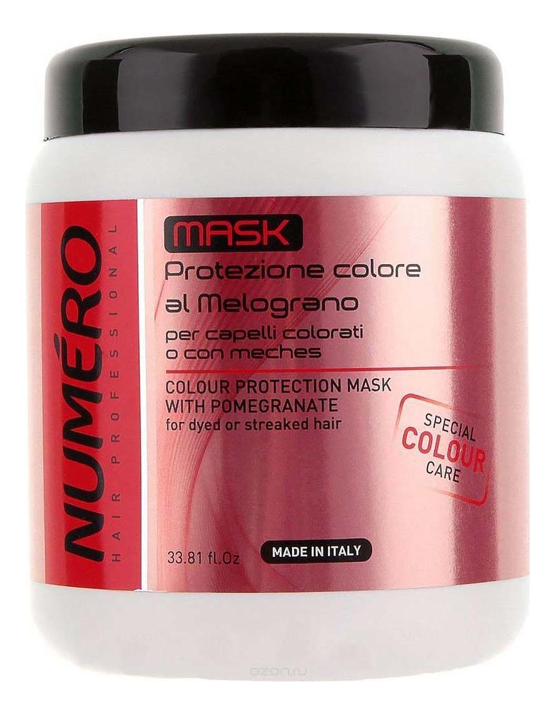 

Маска для защиты цвета с экстрактом граната Numero Colour Protection Mask With Pomegranate: Маска 1000мл, Маска для защиты цвета с экстрактом граната Numero Colour Protection Mask With Pomegranate