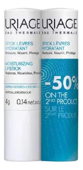 

Увлажняющий бальзам для губ Eau Thermale Stick Levres Hydratant 2*4г