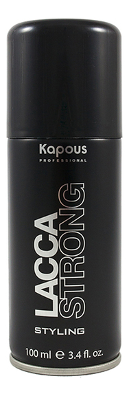 

Лак аэрозольный для волос сильной фиксации Styling Lacca Strong: Лак 100мл, Лак аэрозольный для волос сильной фиксации Styling Lacca Strong