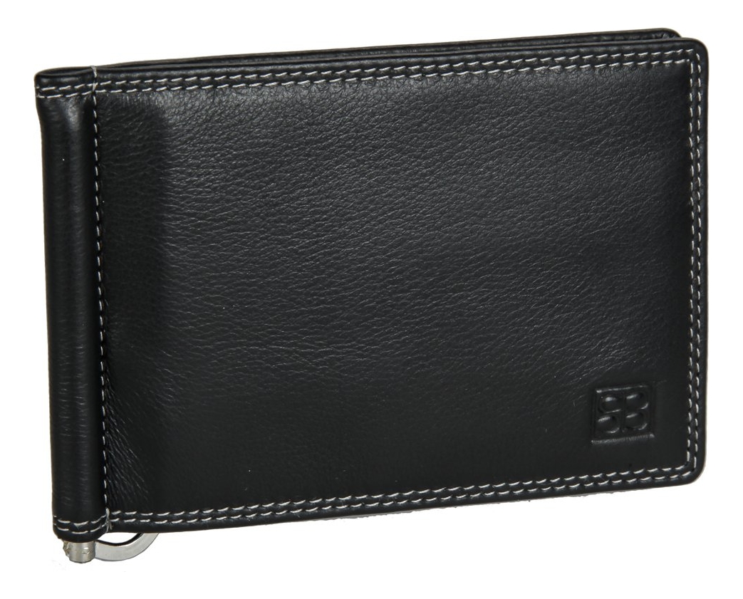 

Портмоне с зажимом Denim Black 2312-03 (черное)