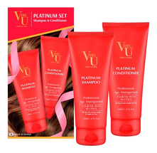 Von-U Набор для ухода за волосами Platinum 2*200мл (шампунь Plainum Shampoo + кондиционер Platinum Conditioner)