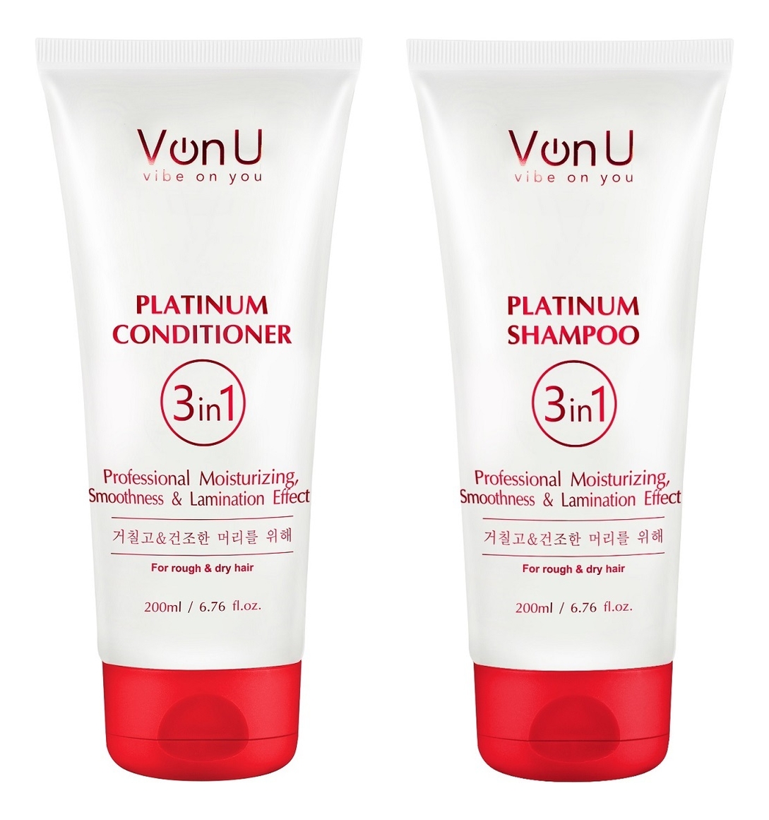 

Набор для ухода за волосами Platinum 2*200мл (шампунь Plainum Shampoo + кондиционер Platinum Conditioner)