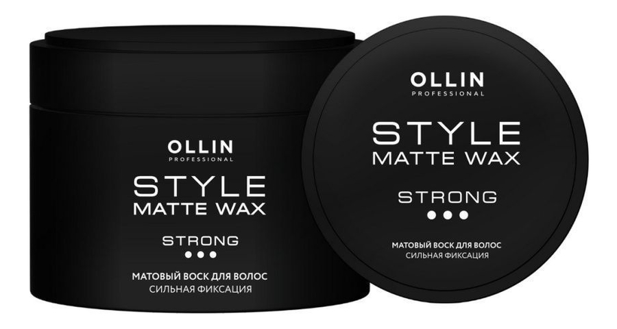 

Матовый воск для волос сильной фиксации Style Strong Hold Matte Wax 50г