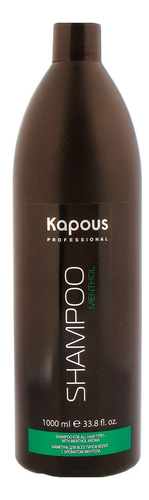 Шампунь для волос с ароматом ментола Shampoo Menthol 1000мл