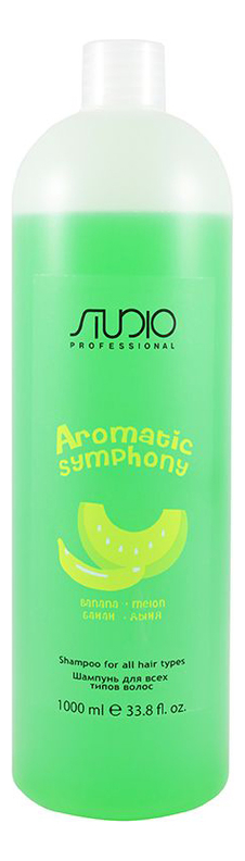

Шампунь для волос Банан и дыня Studio Aromatic Symphony: Шампунь 1000мл, Шампунь для волос Банан и дыня Studio Aromatic Symphony