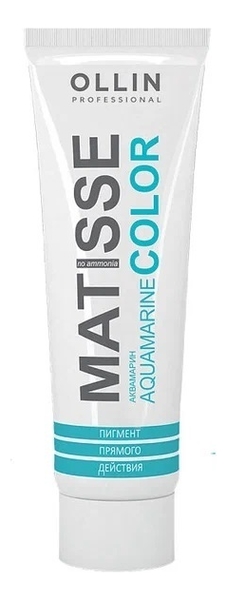 

Пигмент прямого действия для волос Matisse Color 100мл: Aquamarine, Пигмент прямого действия для волос Matisse Color 100мл