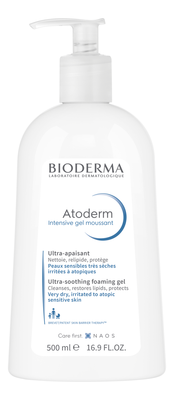 Интенсивный гель-мусс для лица и тела Atoderm Intensive Ultra-Soothing Foaming Gel: Гель-мусс 500мл