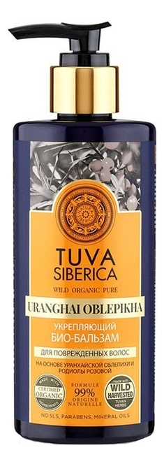 

Укрепляющий био-бальзам для волос Tuva Siberica 300мл