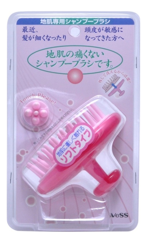 Массажер для кожи головы Scalpy Shampoo Brush (розовый) от Randewoo