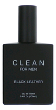 Clean  Black Leather For Men