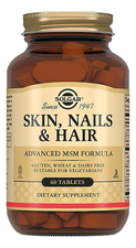 SOLGAR Биодобавка Skin, Nails & Hair 60 таблеток   