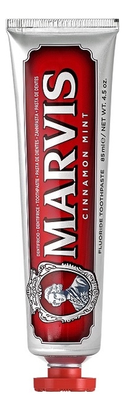 Зубная паста Мята и корица Cinnamon Mint: Зубная паста 85мл ополаскиватель marvis cinnamon mint корица и мята