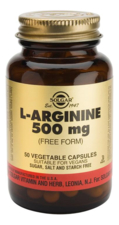 SOLGAR Биодобавка L-Arginine 500мг (50 капсул)